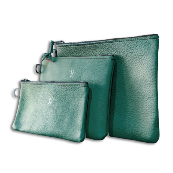 TI4104 - Leather Zipper Pouch